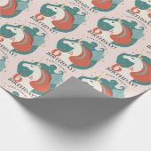 Magical Unicorn Birthday Geschenkpapier (Ecke)