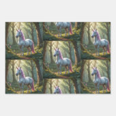 Magical Unicorn Birthday Geschenkpapier Set (Vorderseite 2)