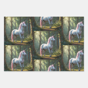 Magical Unicorn Birthday Geschenkpapier Set