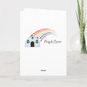Magical Unicorn Birthday Karte (Rückseite)