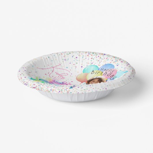 Magical Unicorn Birthday Pappteller (Gewinkelt)