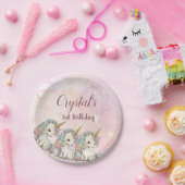Magical Unicorn Birthday Pappteller (Party)