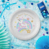 Magical Unicorn Birthday Pappteller (Party)