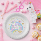 Magical Unicorn Birthday Pappteller (Party)