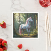 Magical Unicorn Birthday Serviette (Beispiel)