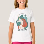 Magical Unicorn Birthday T-Shirt (Vorderseite)