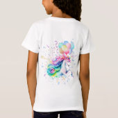 Magical Unicorn Birthday T-Shirt (Rückseite)