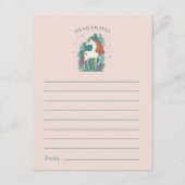 Magical Unicorn Birthday Time Kapselwünsche & Hinweiskarte (Vorderseite)