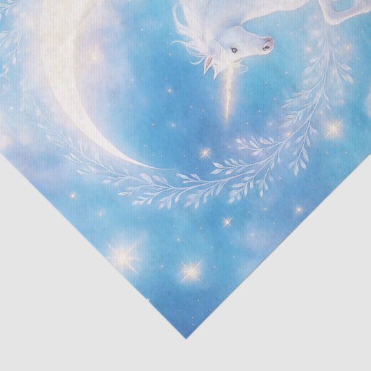 Magical Unicorn Cloud Fantasy Decoupage Seidenpapier (Ausschnitt)
