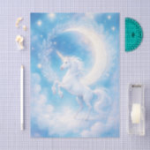 Magical Unicorn Cloud Fantasy Decoupage Seidenpapier (Handwerk)