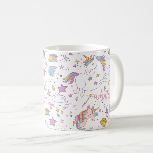 Magical Unicorn Coffee Tasse (VorderseiteRechts)