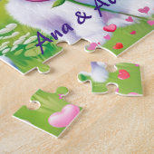 Magical Unicorn & Cute Kitten Love Art  Puzzle (Seite)