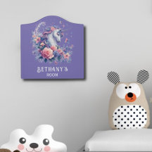 Magical Unicorn Dreams Personalisiert Girls Name
