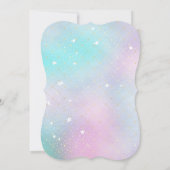 Magical Unicorn Einladung zum Geburtstag (Rückseite)