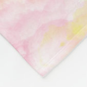 MAGICAL UNICORN Fleecedecke. Fleecedecke (Ecke)