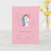 Magical Unicorn Friendship Card Karte (Gelbe Blume)