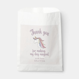Magical Unicorn Geburtstagsparty Gunst Bags Geschenktütchen