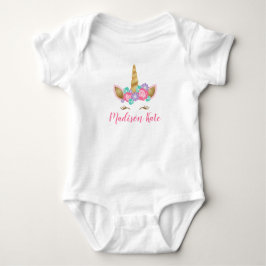 Magical Unicorn Girl Birthday One Piece Bodysuit Baby Strampler