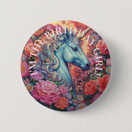 MAGICAL UNICORN GIRL BUTTON