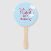 Magical Unicorn Hand Fan Fächer (Rückseite)