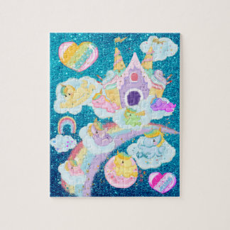 Magical Unicorn Ice Burg Regenbogen Slide Puzzle