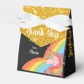 Magical Unicorn Imitate Glitzer Birthday Gefallen Geschenkschachtel (Vorderseite)