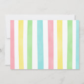 Magical Unicorn Kindergeburtstag Foto Einladung (Rückseite)