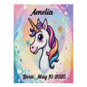 Magical Unicorn Kinderzimmer Poster (Vorderseite)