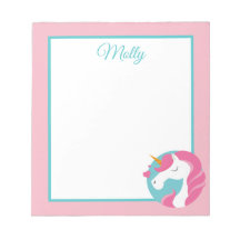 Magical Unicorn Notepad