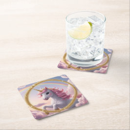 Magical Unicorn Paper Untersetzer