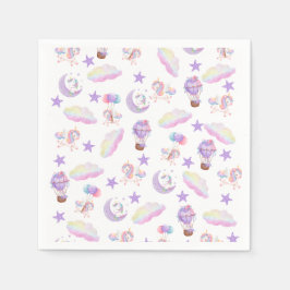 Magical Unicorn Party Box Serviette