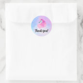 Magical Unicorn Party Matching Thank You Sticker (Tasche)