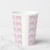 Magical Unicorn Pastel Rainbow Party Pappbecher (Rechts)