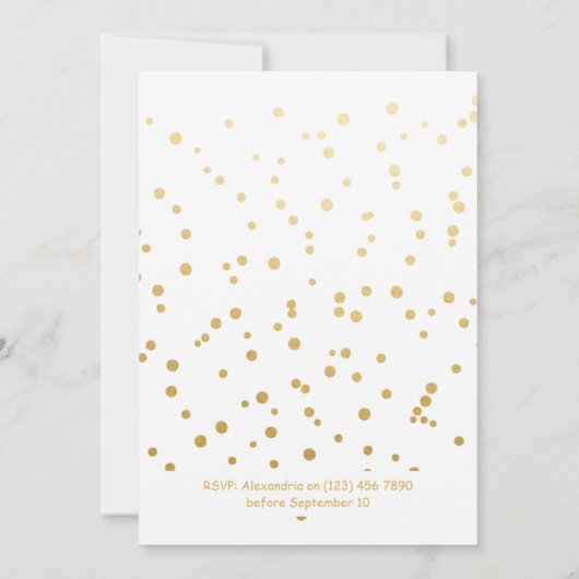 Magical Unicorn Personalisiert Fun Birthday Party Einladung (Rückseite)