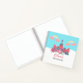Magical Unicorn Personalisiert Kids Sketchbook Notizblock (Innenseite)