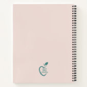 Magical Unicorn Personalisiert Sketchbook Kinder Notizblock (Rückseite)