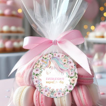 Magical Unicorn Pink Blume 1. Geburtstag