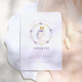 Magical Unicorn Princess | Rosa und Gold zum Gebur Einladung