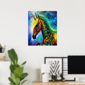 Magical Unicorn Printable Kunst, Dichtung und Musi Poster (Heimbüro)