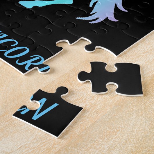 "MAGICAL UNICORN" Puzzle für Mädchen personalisier (Seite)