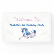 Magical Unicorn Rainbow 5. Geburtstagsparty