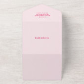 Magical Unicorn Rainbow Baby Dusche All In One Einladung (Außenbereich)