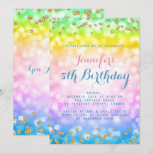 Magical Unicorn Rainbow Baby Kindergeburtstag Part