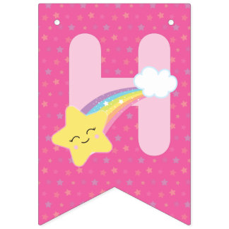 Magical Unicorn Rainbow Birthday Banner