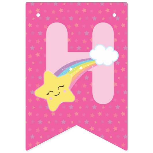 Magical Unicorn Rainbow Birthday Banner (Zweite Fahne)