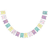 Magical Unicorn Rainbow Birthday Banner (Alle)