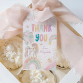 Magical Unicorn Rainbow Birthday Danke Geschenkanhänger