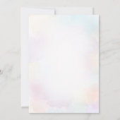 Magical Unicorn Rainbow Birthday Danke Karte (Rückseite)