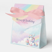 Magical Unicorn Rainbow Birthday Party Gevor Box Geschenkschachtel (Vorderseite)