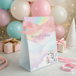 Magical Unicorn Rainbow Birthday Party Gevor Box Geschenkschachtel